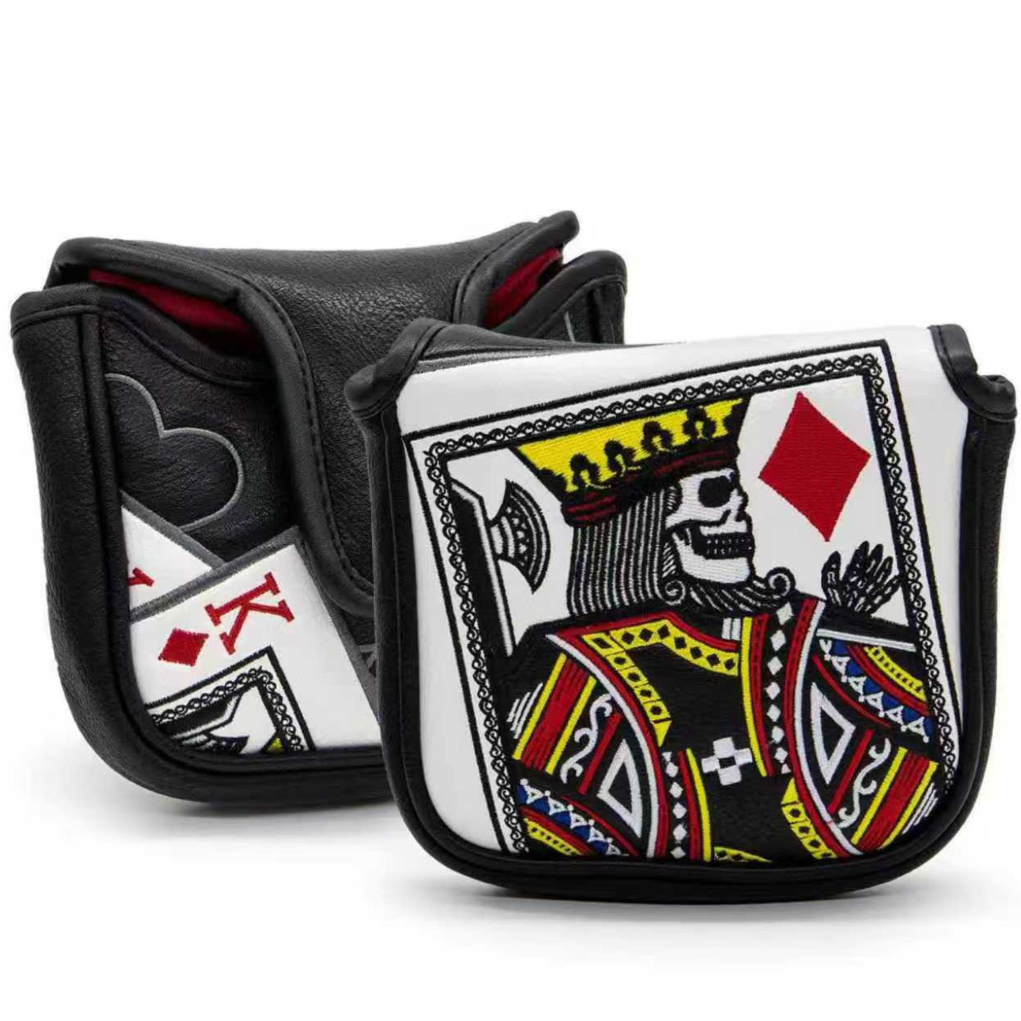 Golf Tees - King Of Hearts bestickter Schlägel-Putter mit