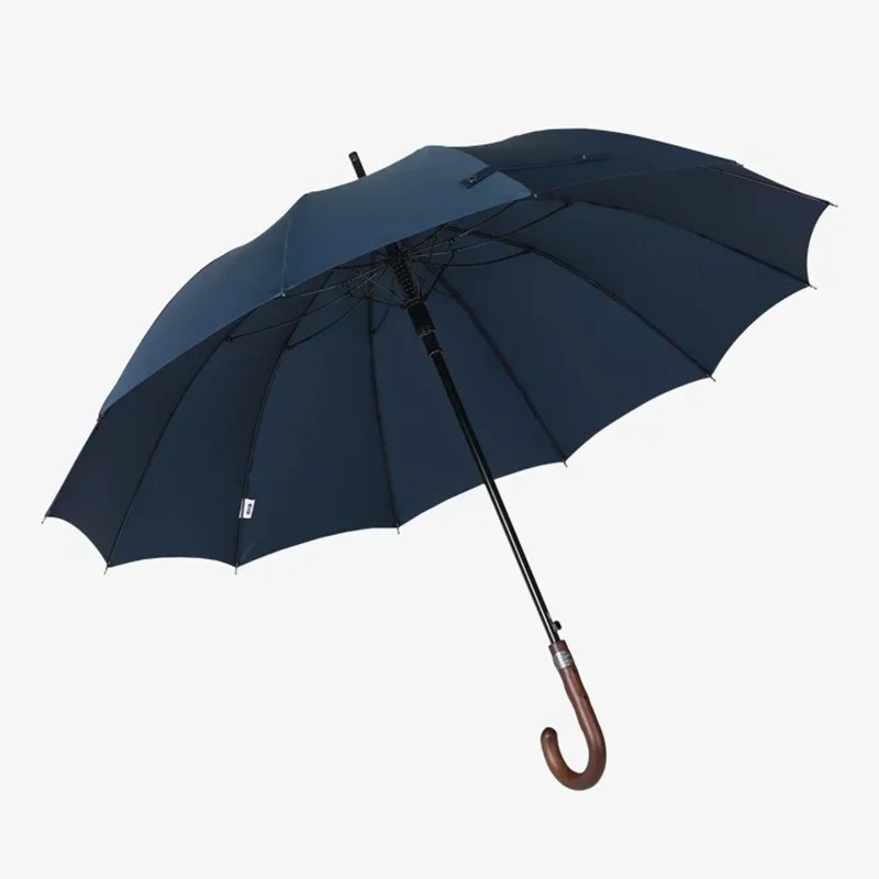 Golf Umbrella Large - Großer Herrenschirm 12K Luxus-Sonnenschirm Winddichter Korporations-Holzgriff