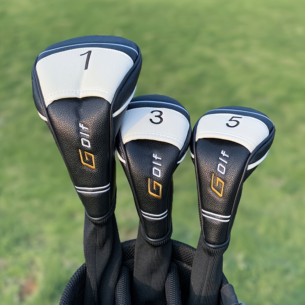 Golf Driver - 1 Stück/3 Stück Golf-Schlägerhauben – Schutzhülle